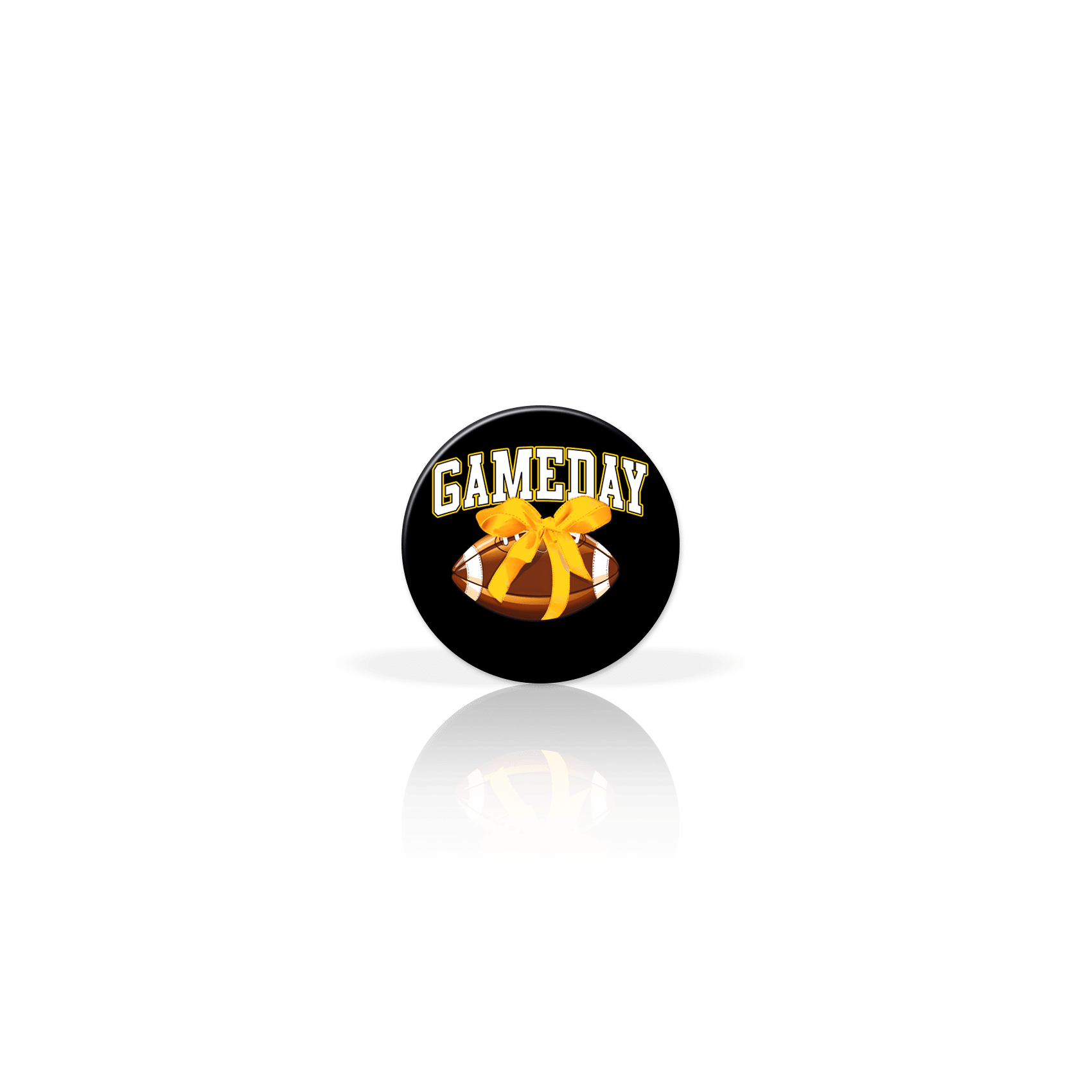 GD Football Yellow Bow
