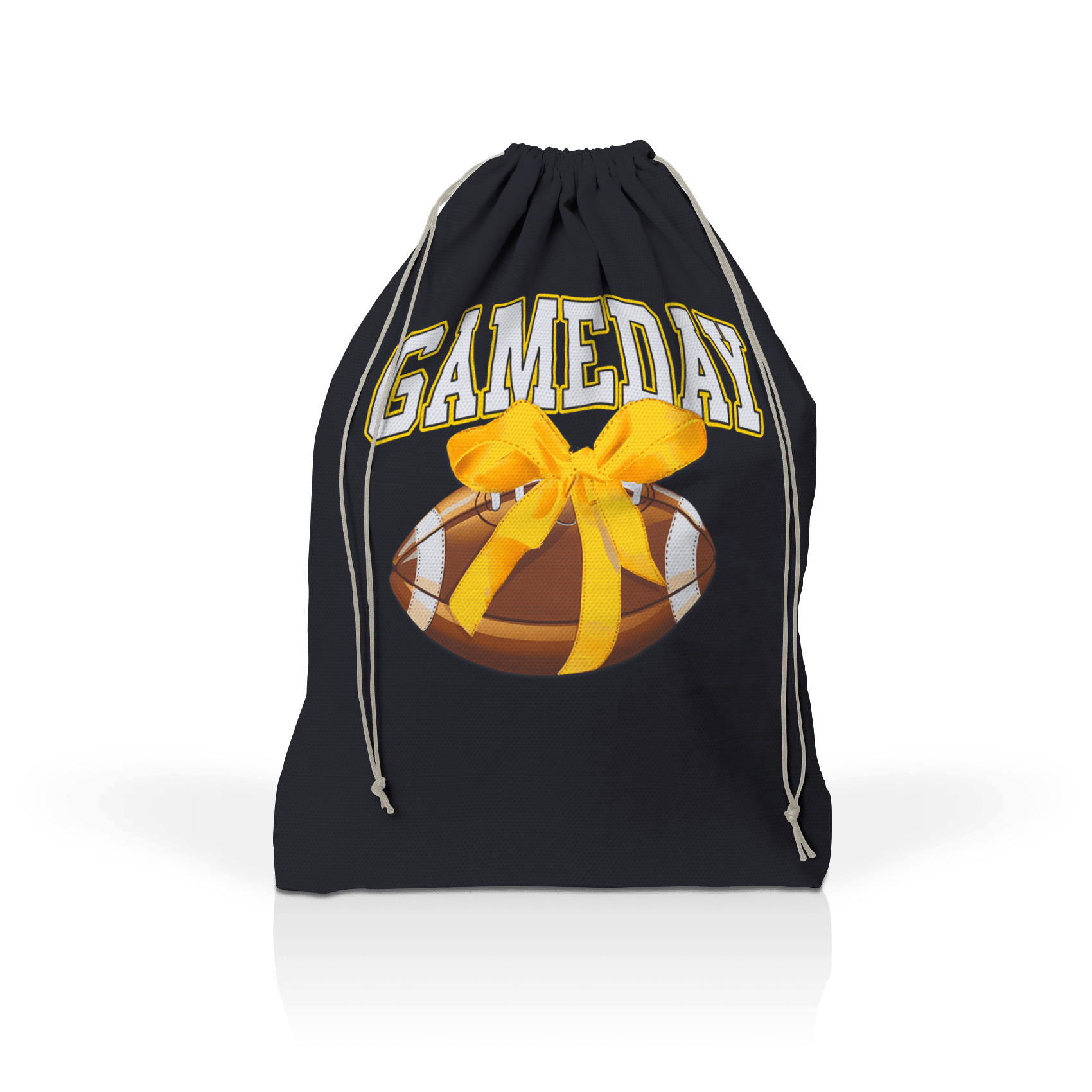 GD Football Yellow Bow
