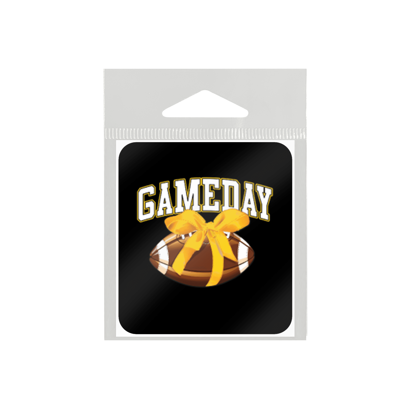 GD Football Yellow Bow