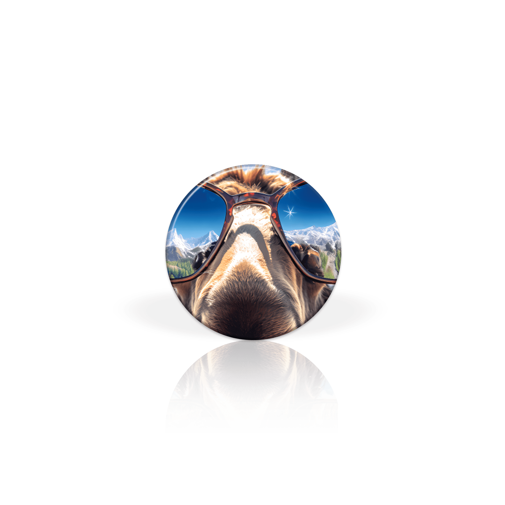 Glasses Moose Scene