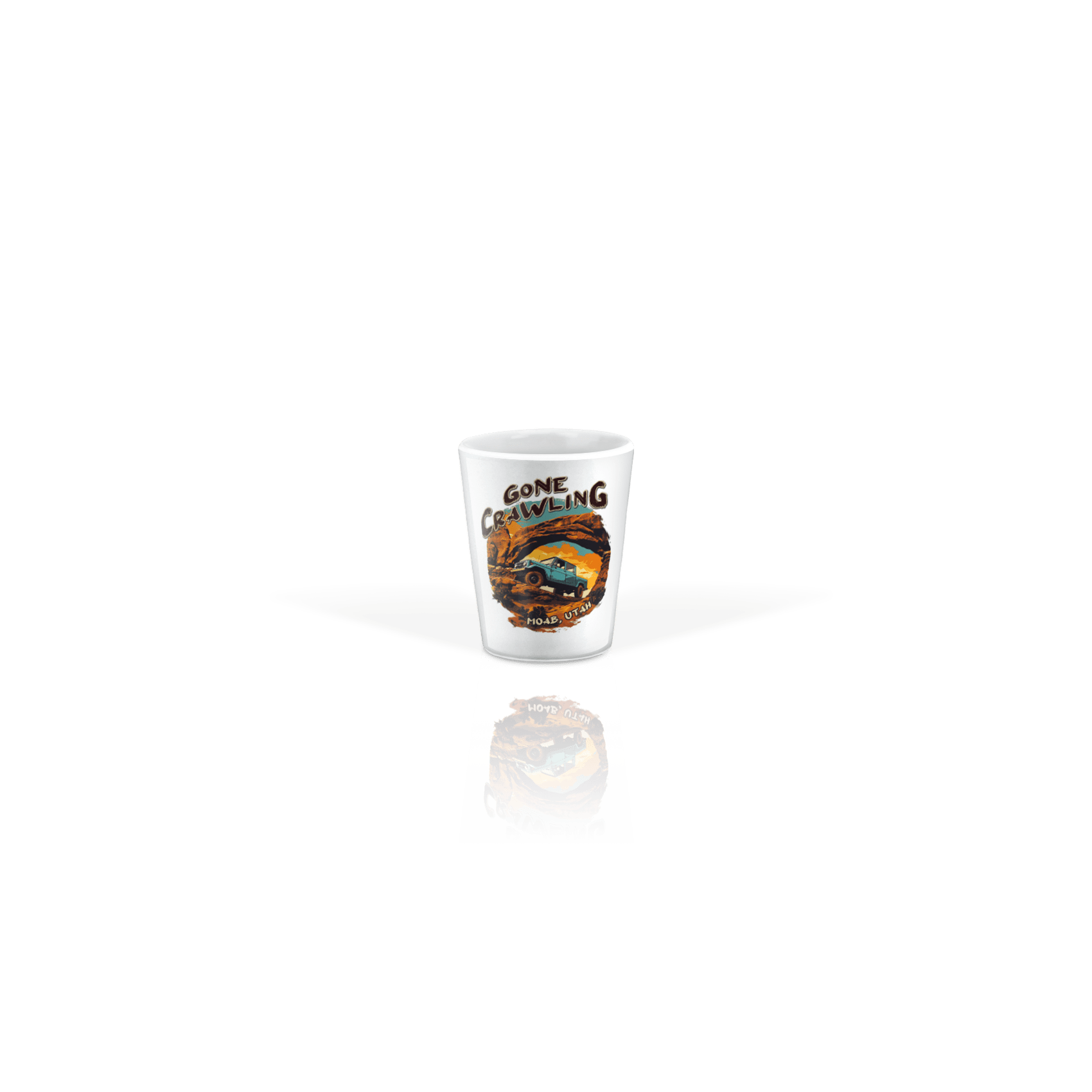 Ceramic Shot Glass 2oz White