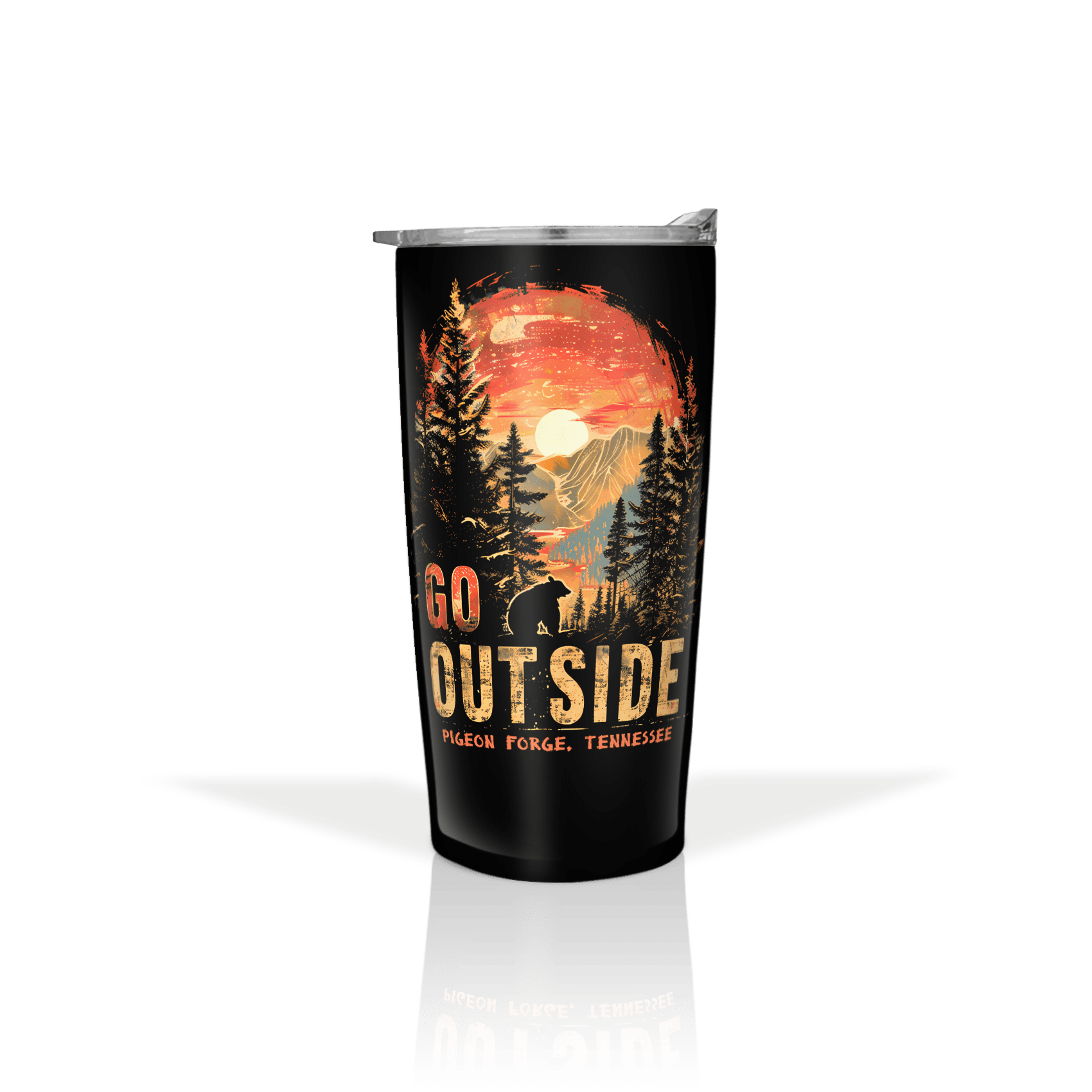 Go Outside Mtn Bear Front Print