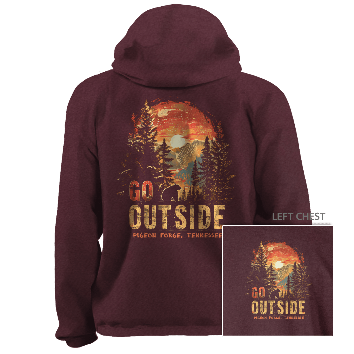 Heather Athletic Maroon