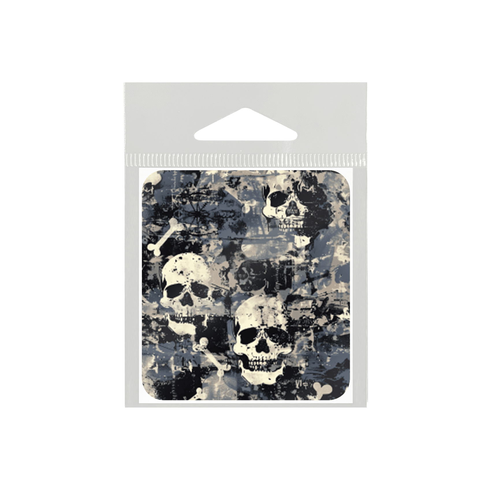 Grunge Skull Mosaic