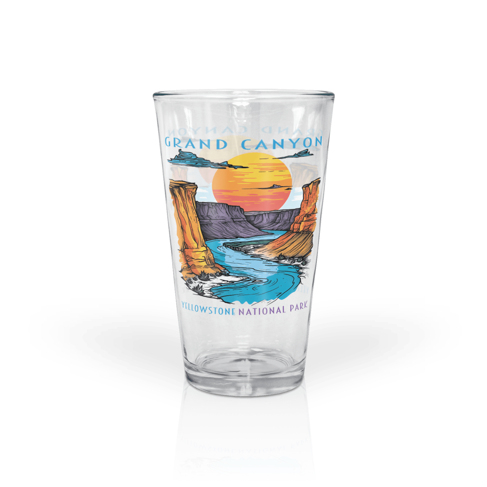 Clear 16 oz Pint Glass