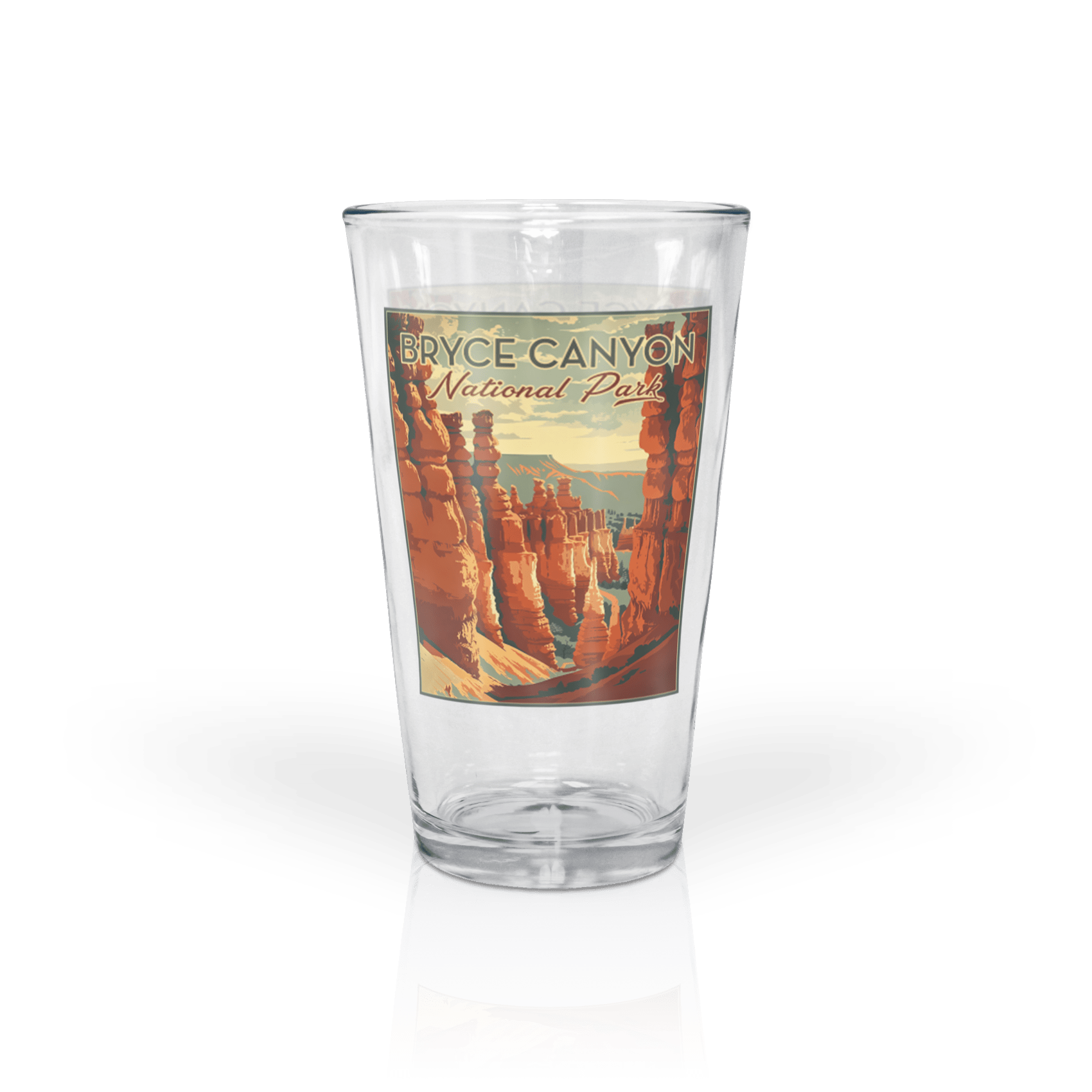 Clear 16 oz Pint Glass