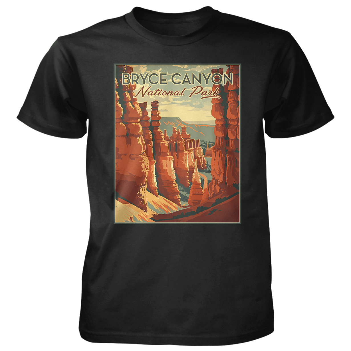 Hoodoo Graphic Travel Poster