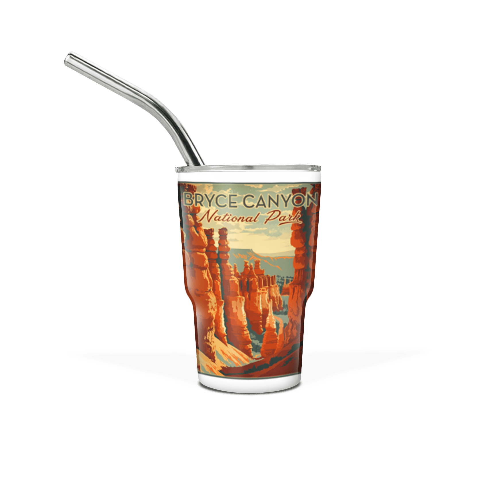 Mini 3 oz Tumbler with Straw