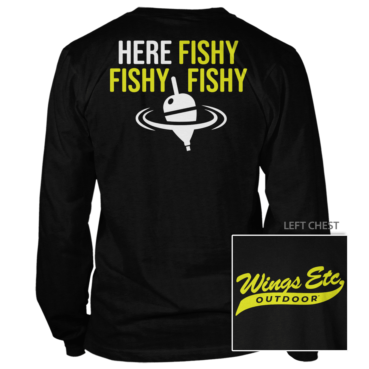 Here Fishy Lime-White