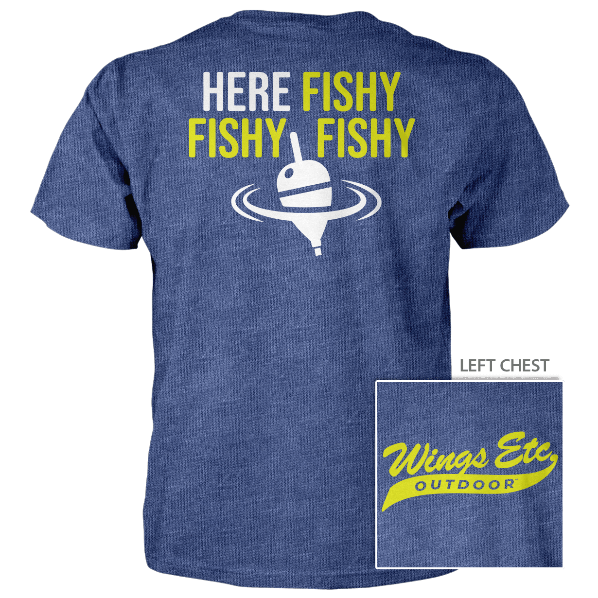 Here Fishy Lime-White