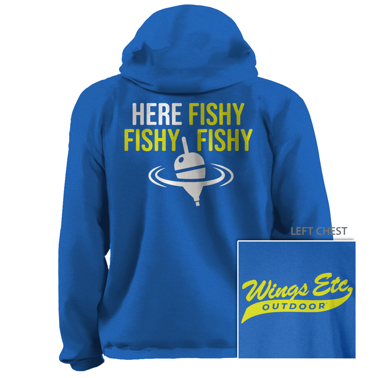 Here Fishy Lime-White
