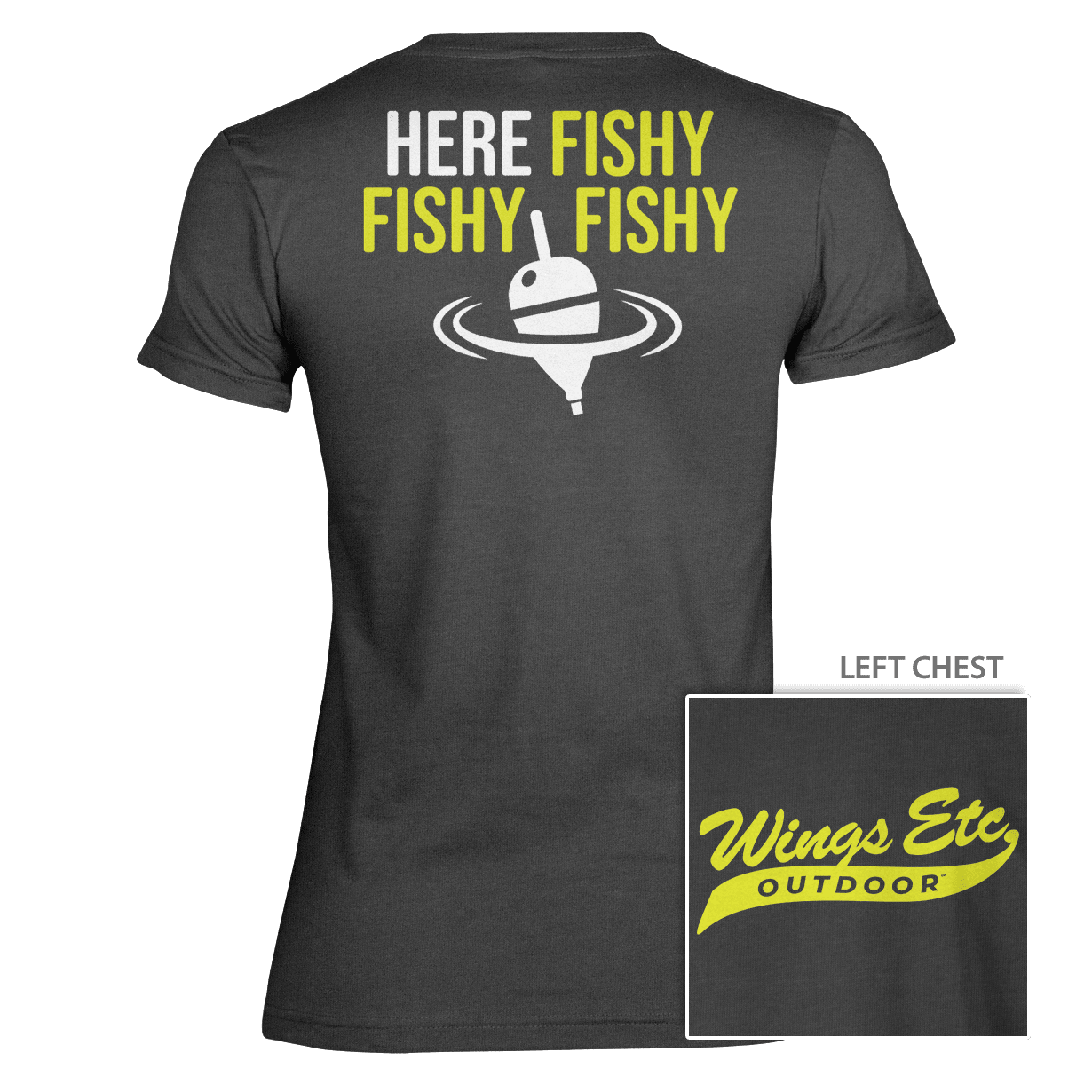 Here Fishy Lime-White