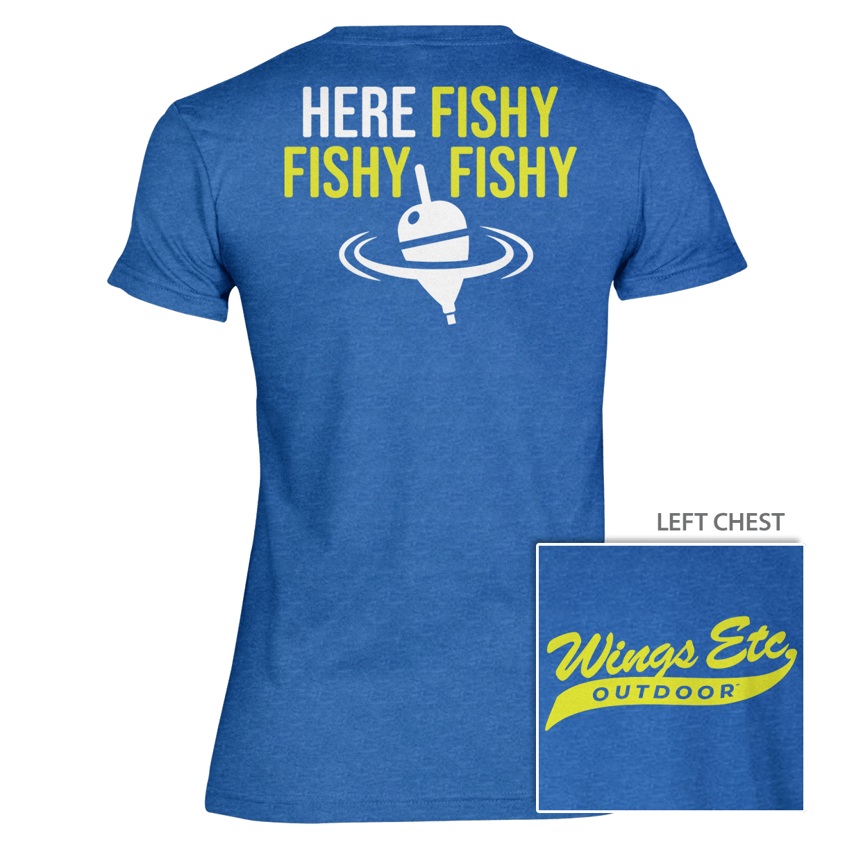 Here Fishy Lime-White