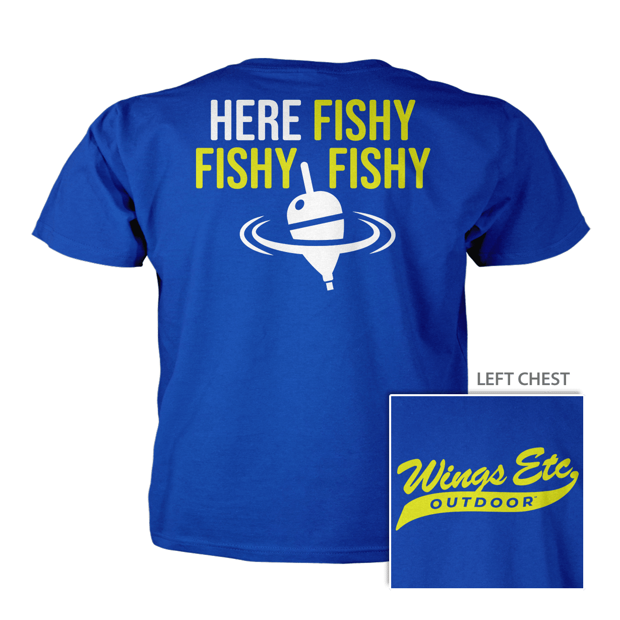 Here Fishy Lime-White