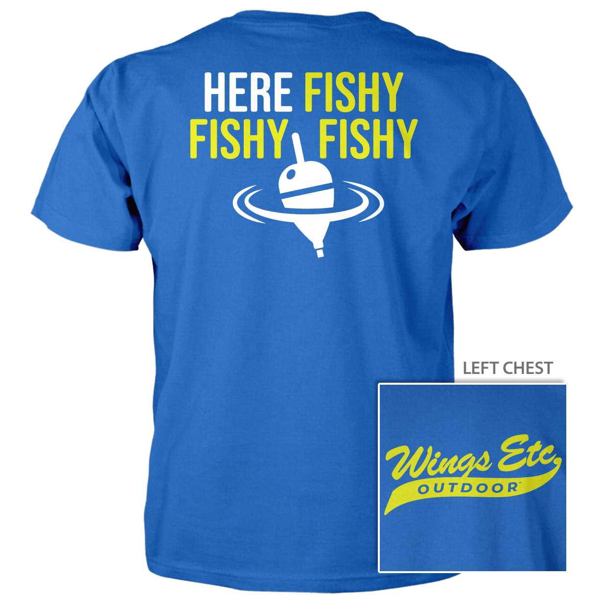 Here Fishy Lime-White