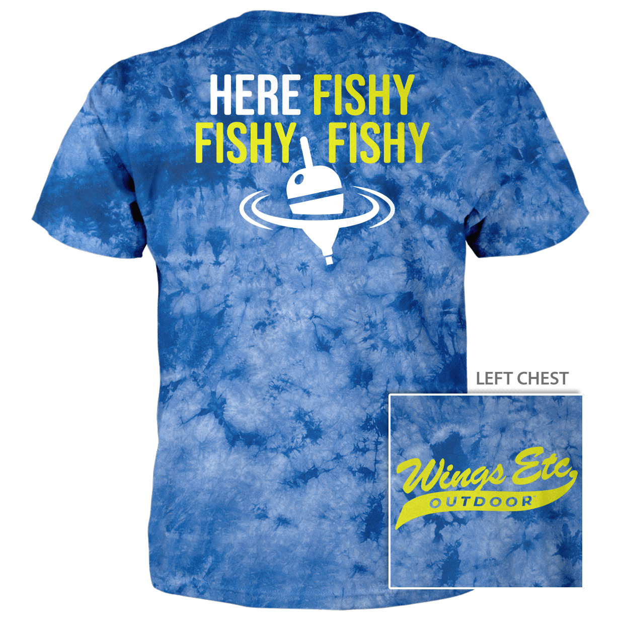 Here Fishy Lime-White