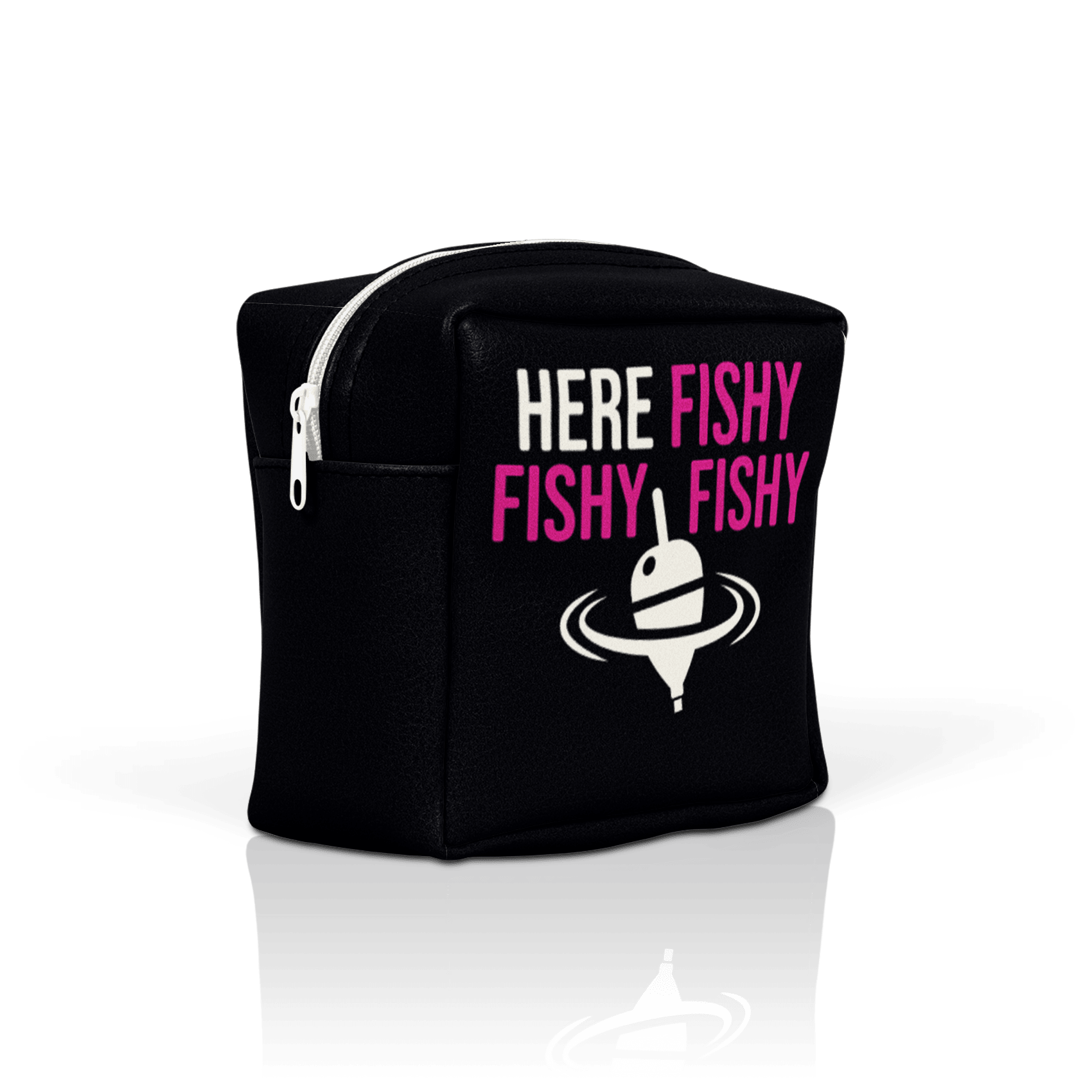 Here Fishy Fuschia White
