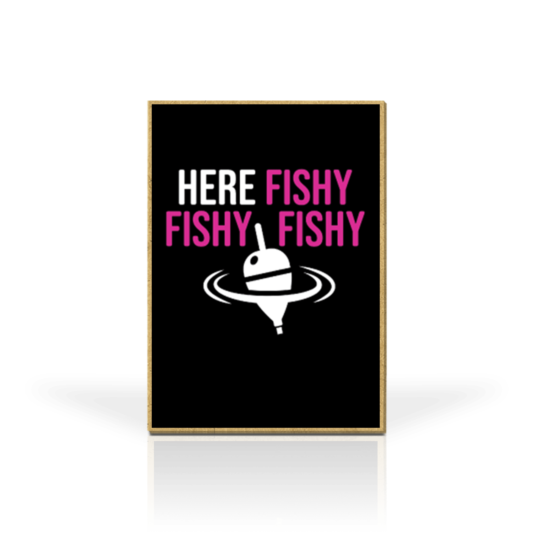 Here Fishy Fuschia White