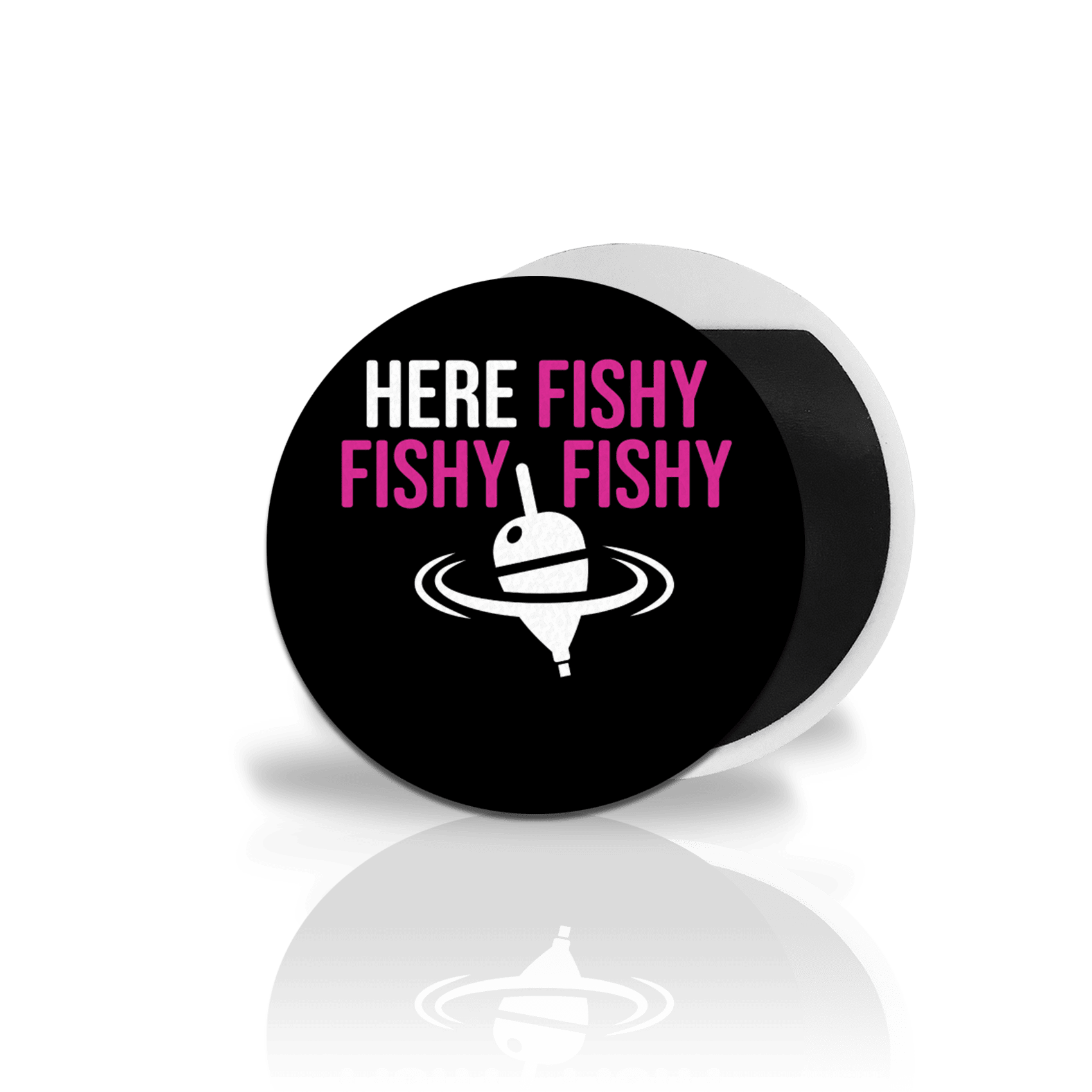 Here Fishy Fuschia White