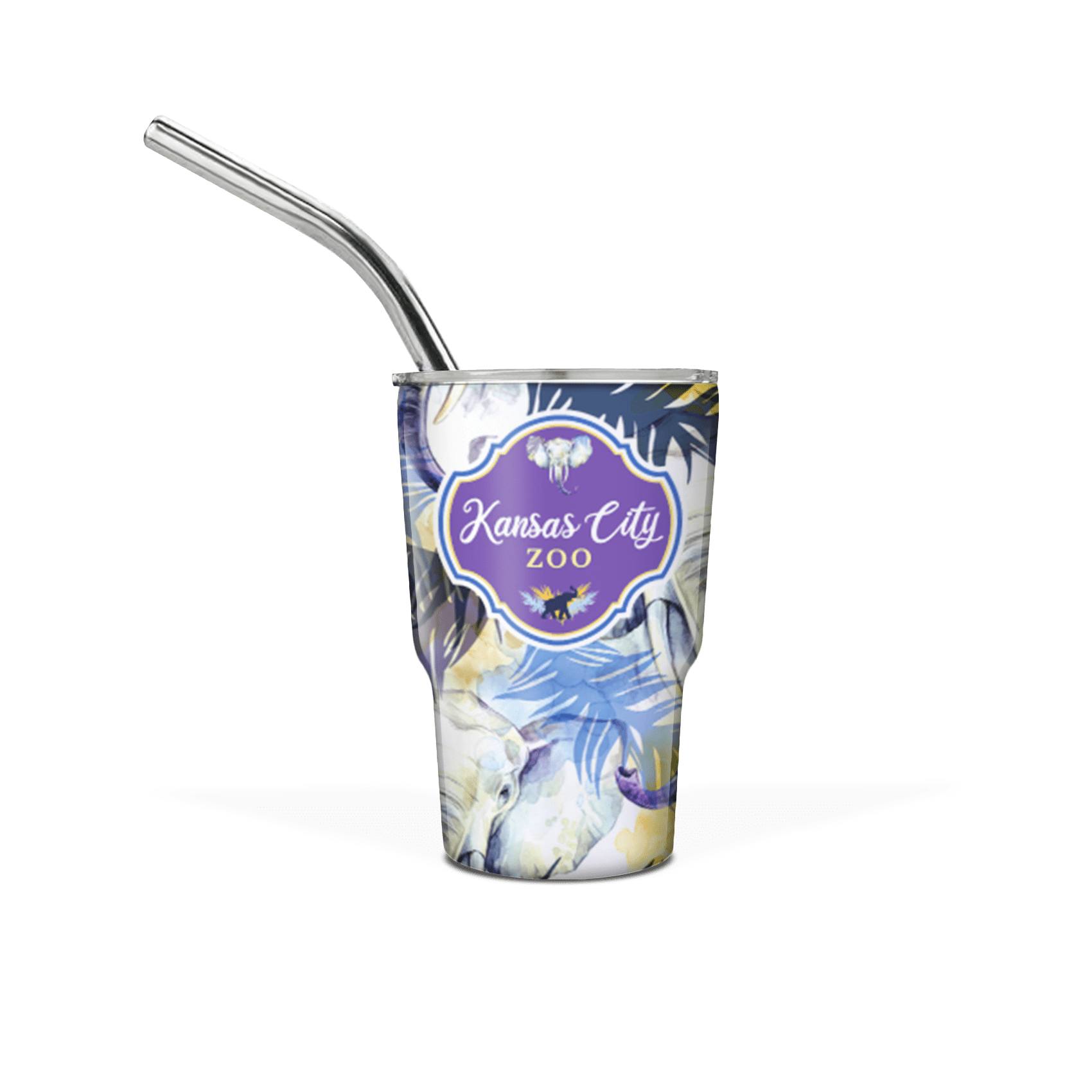 Mini 3 oz Tumbler with Straw