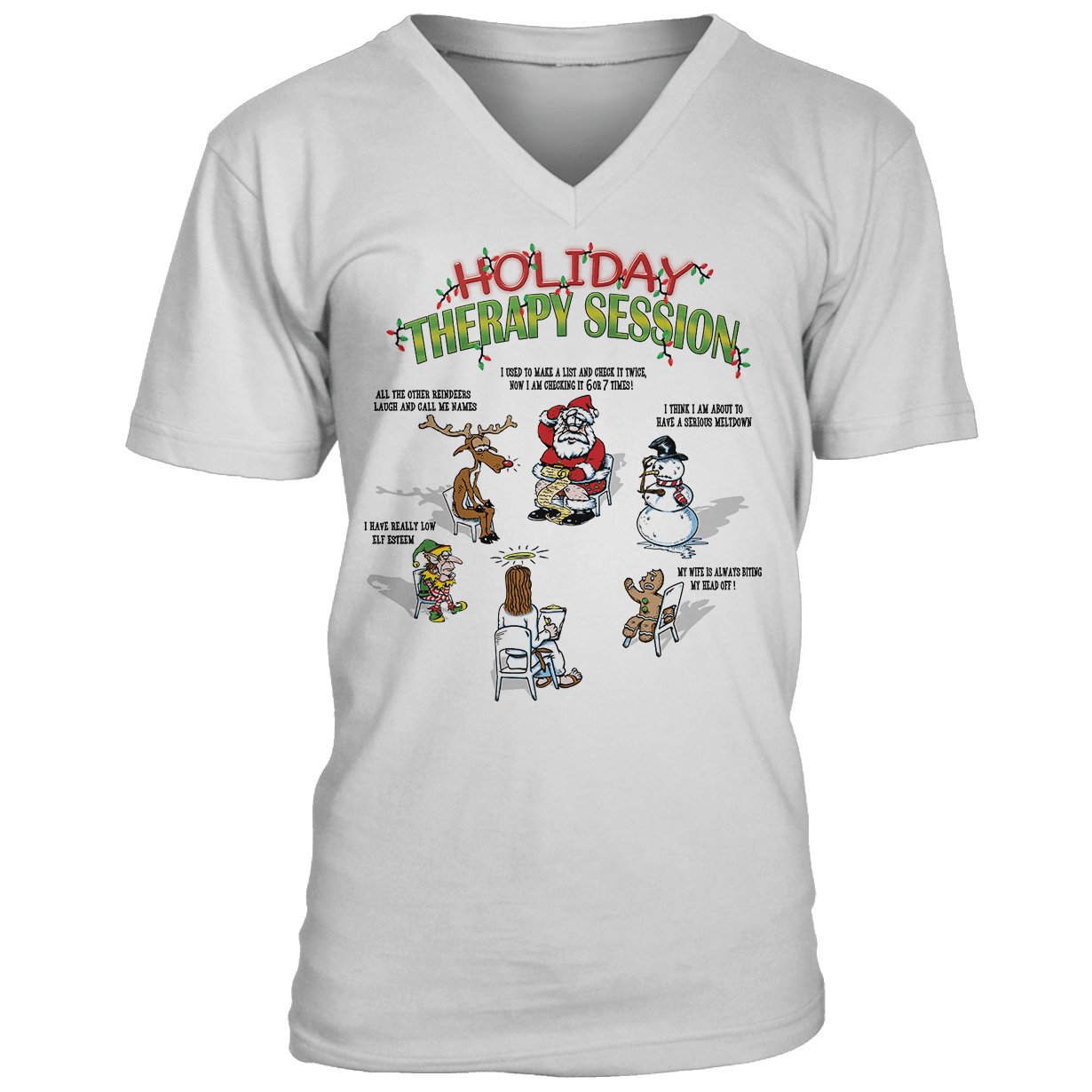 4.3 oz V-Neck T-Shirt