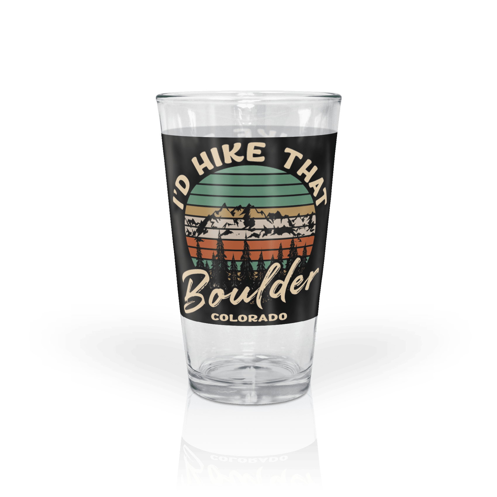 Clear 16 oz Pint Glass