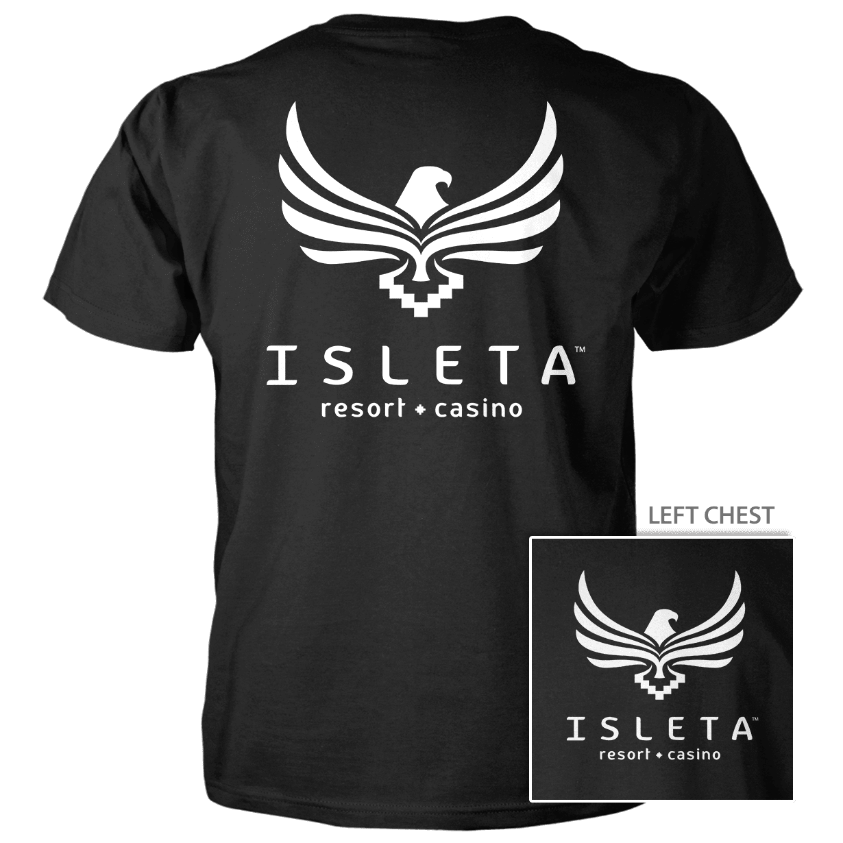 Isleta Logo on Black