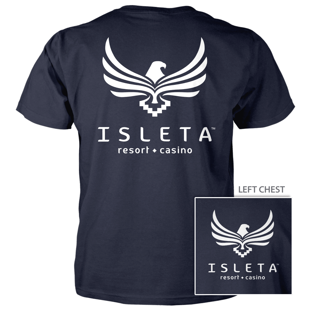 Isleta Logo on Black