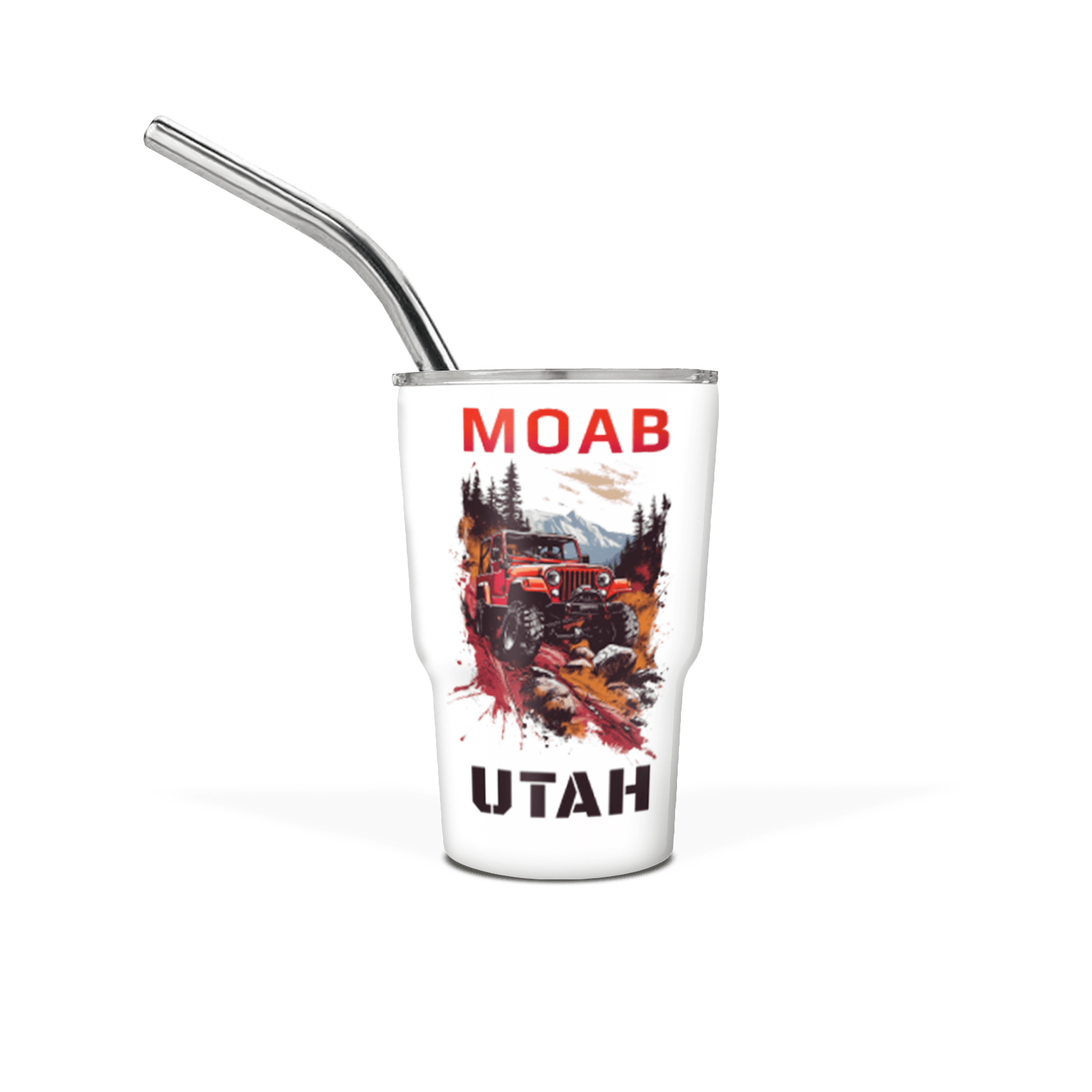 Mini 3 oz Tumbler with Straw