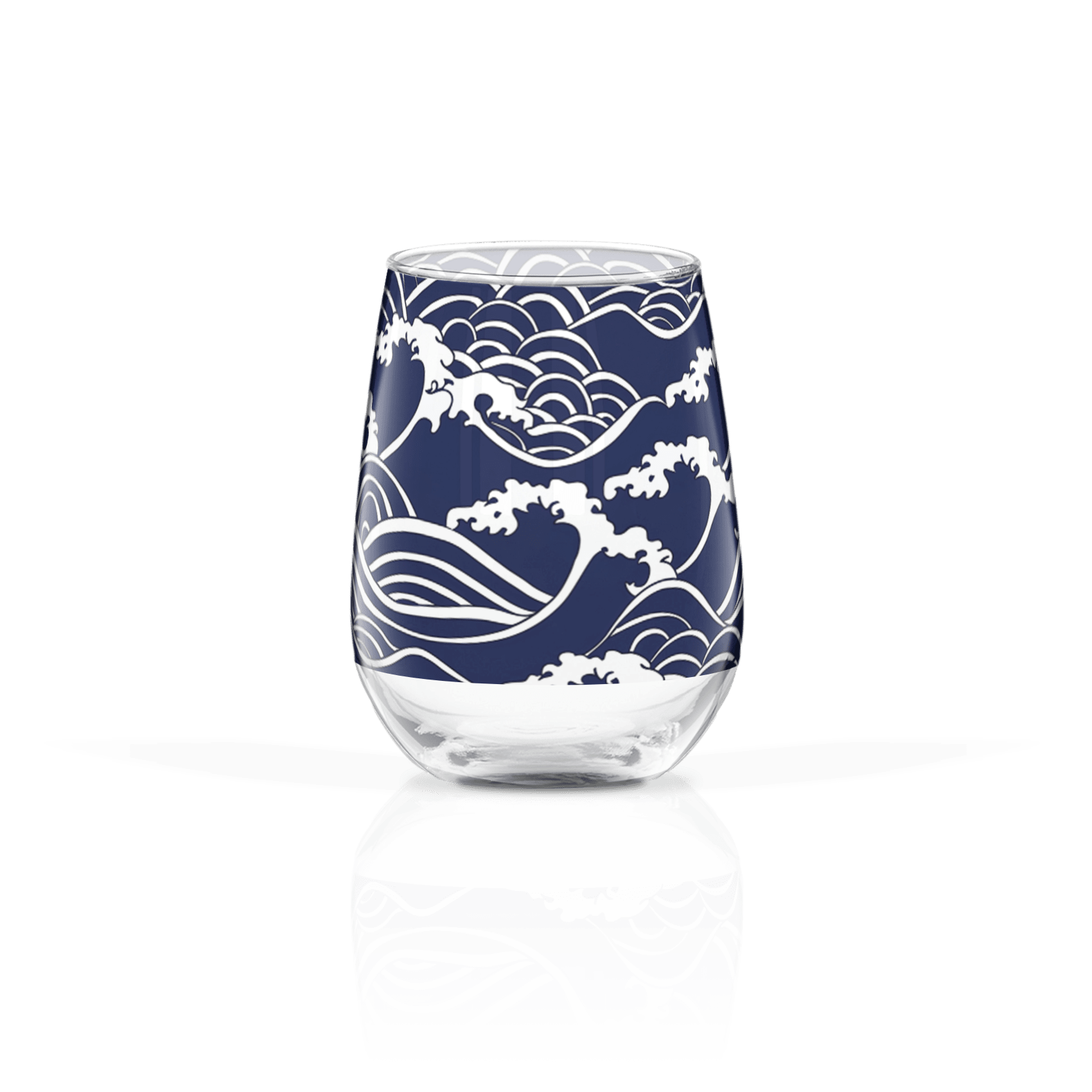 Clear 17oz Stemless Wine Glass