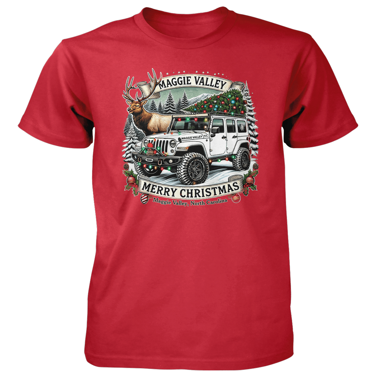 Jeep White Christmas