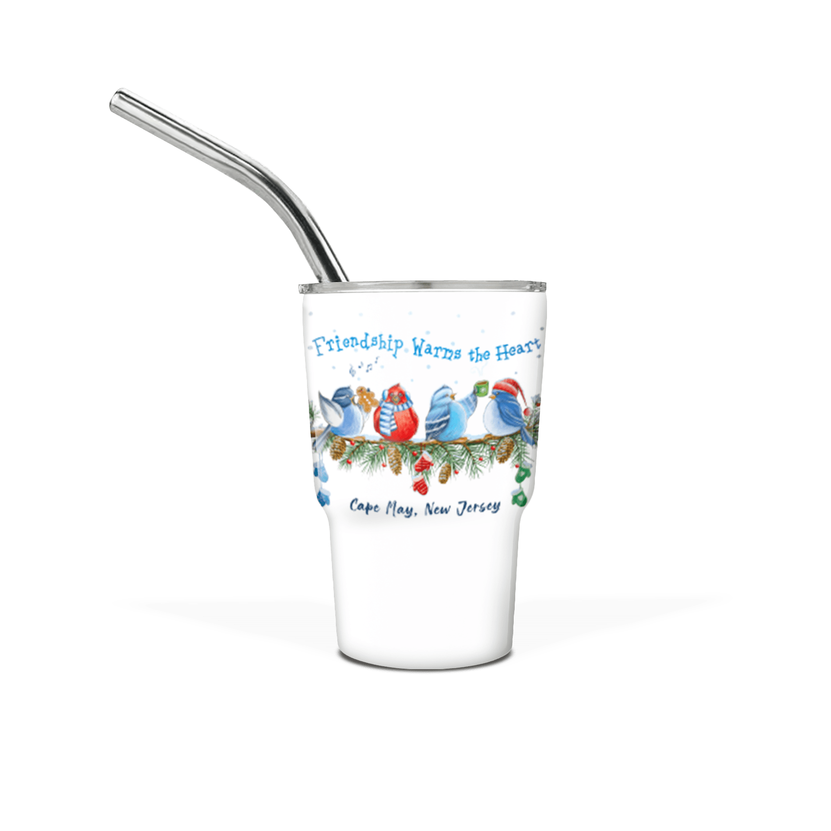 Mini 3 oz Tumbler with Straw