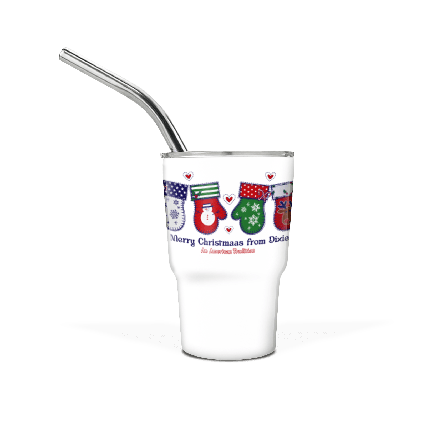Mini 3 oz Tumbler with Straw