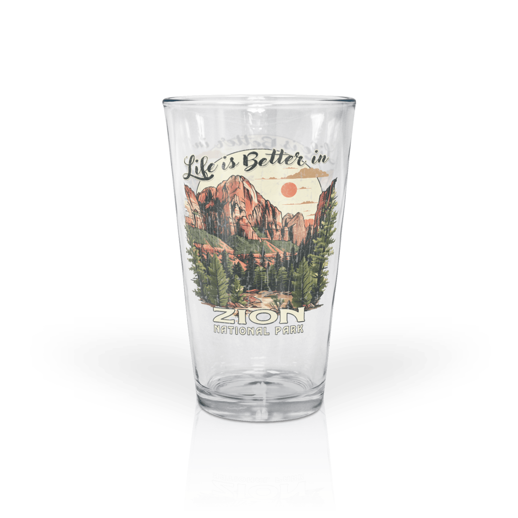 Clear 16 oz Pint Glass