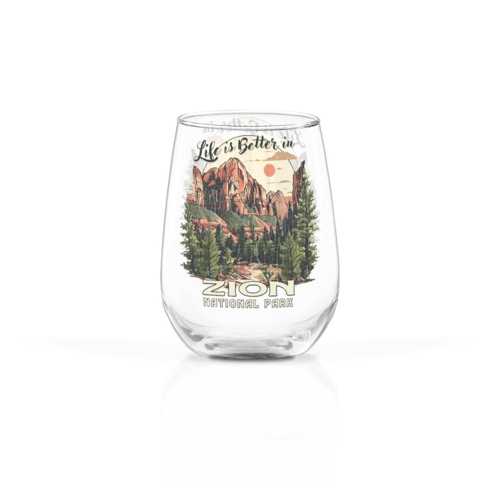 Clear 17oz Stemless Wine Glass