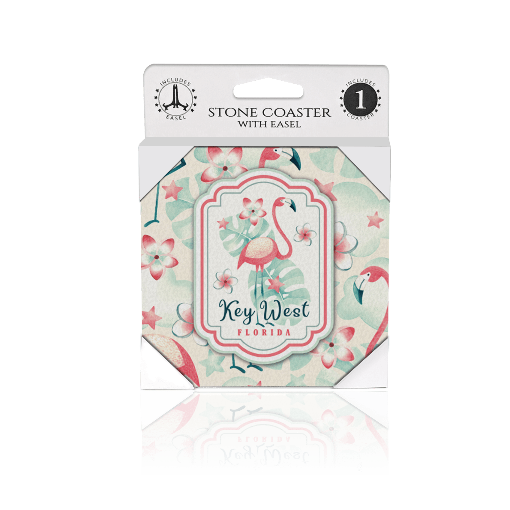 Lovely Flamingo & Flowers