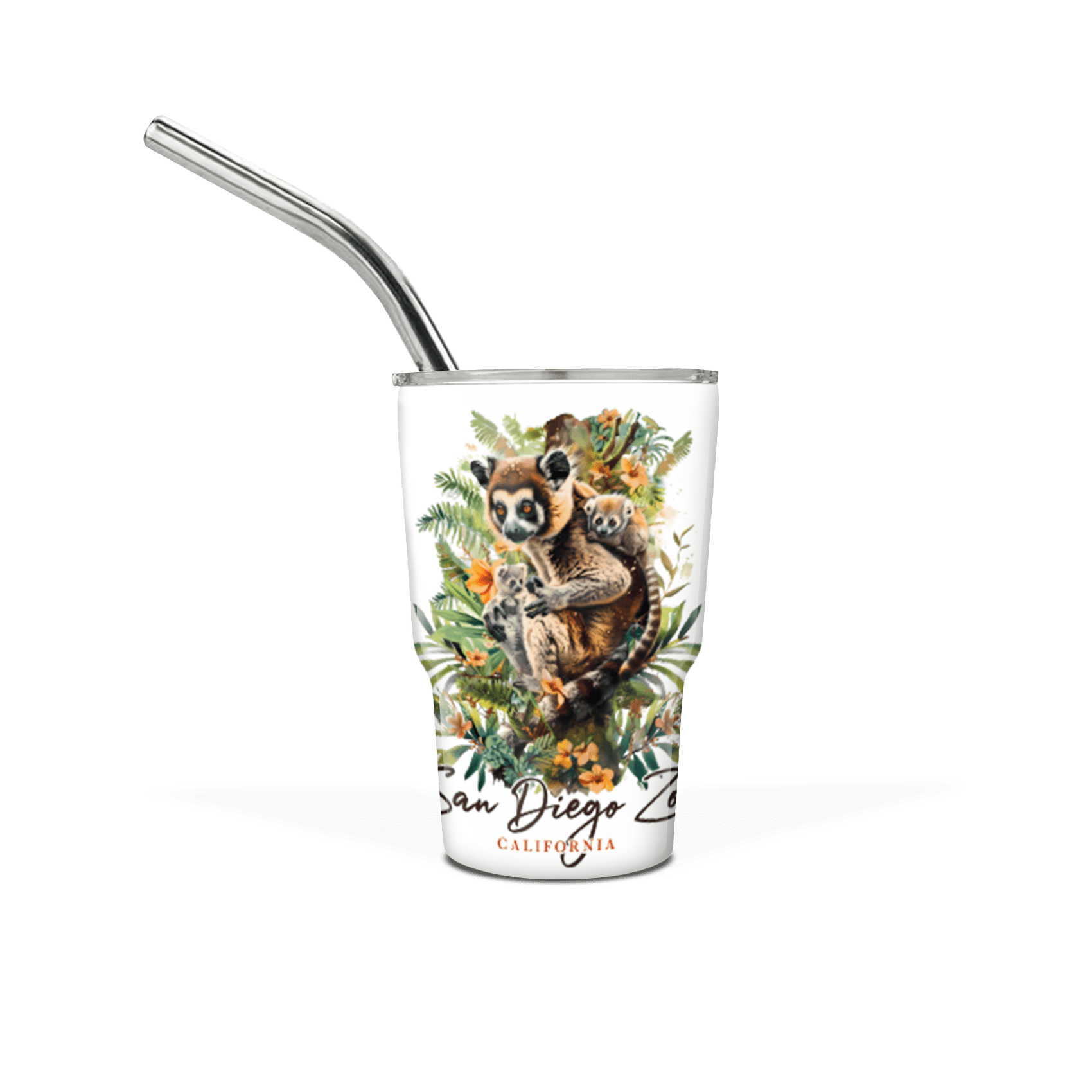 Mini 3 oz Tumbler with Straw