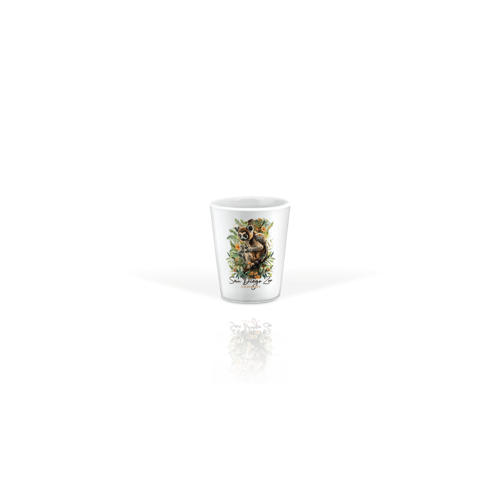 Ceramic Shot Glass 2oz White