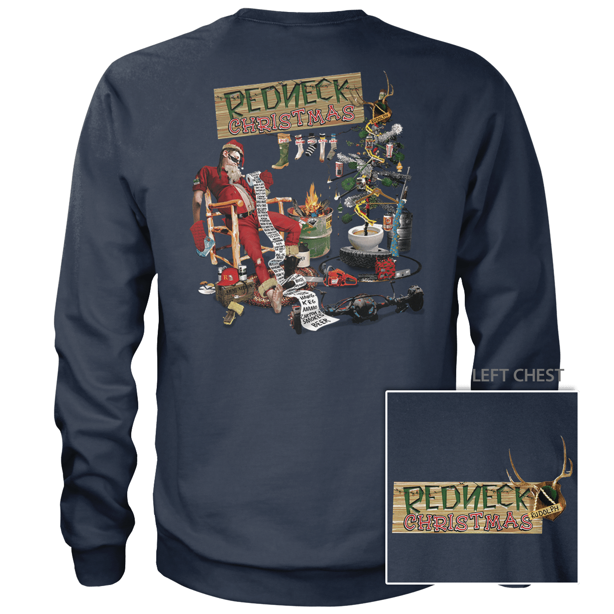 7.8 oz Fleece Crewneck