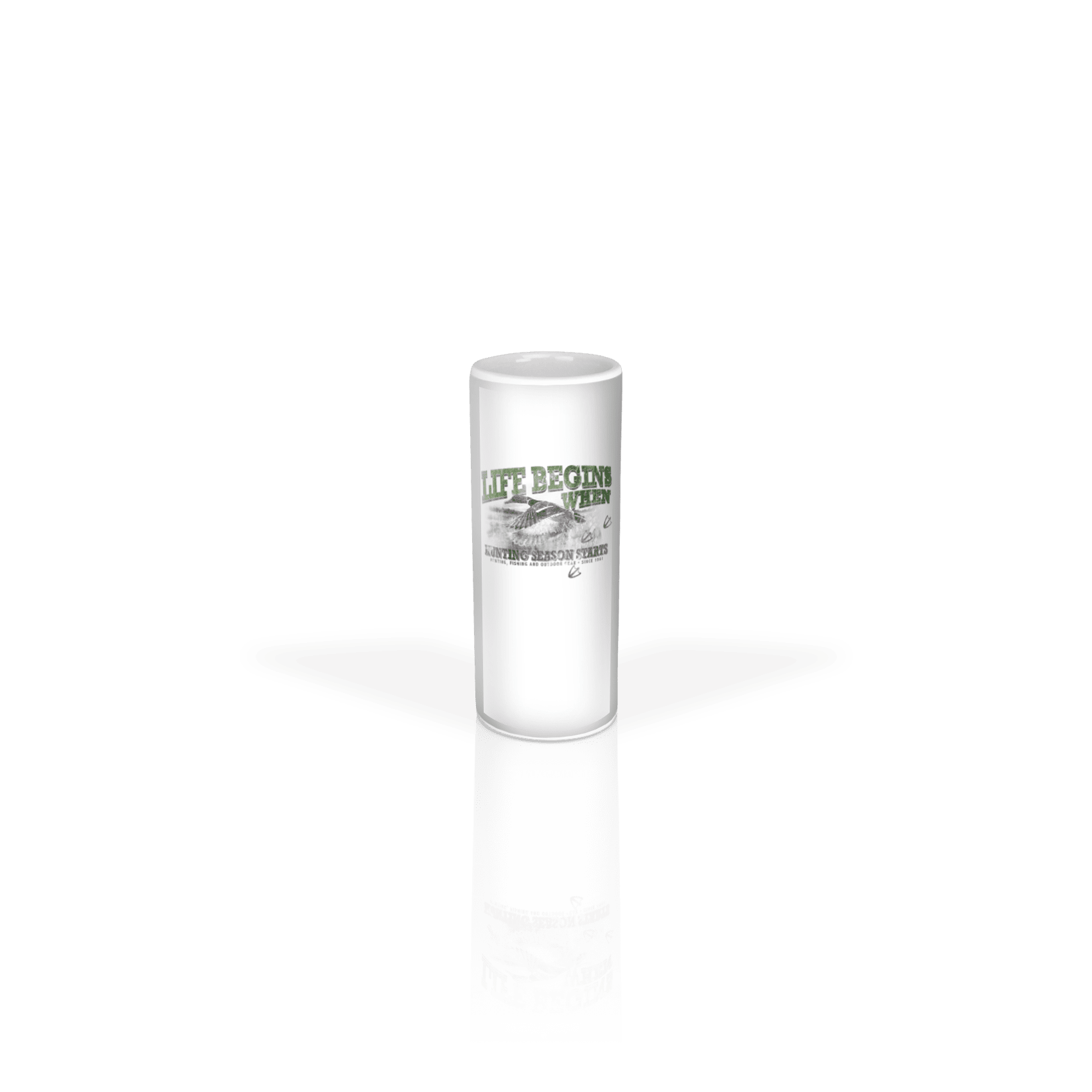 Ceramic Shooter 3oz White