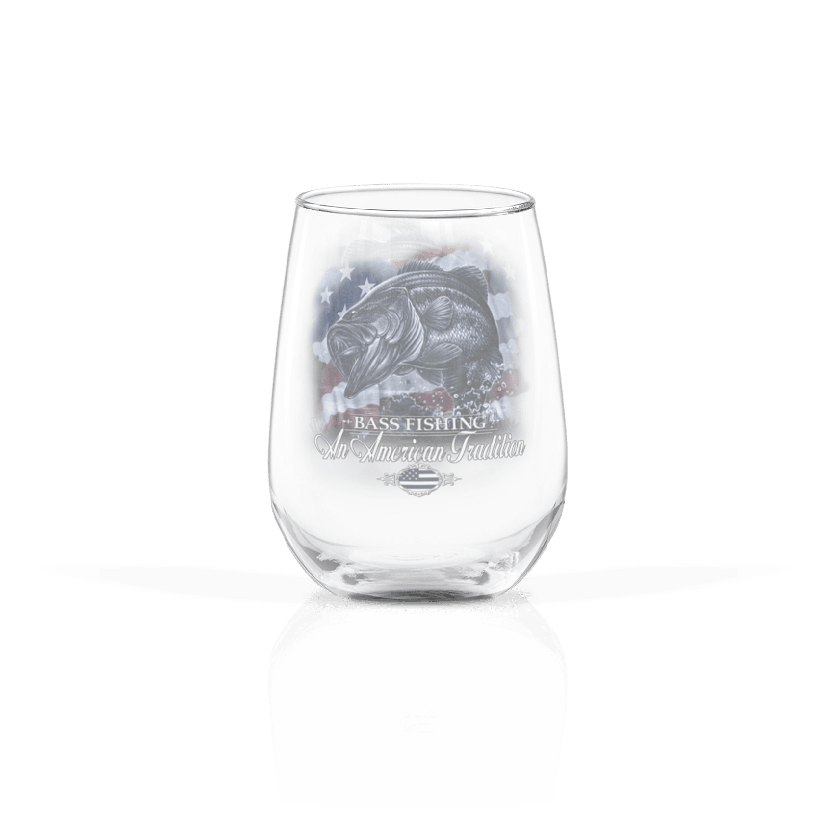 Clear 17oz Stemless Wine Glass
