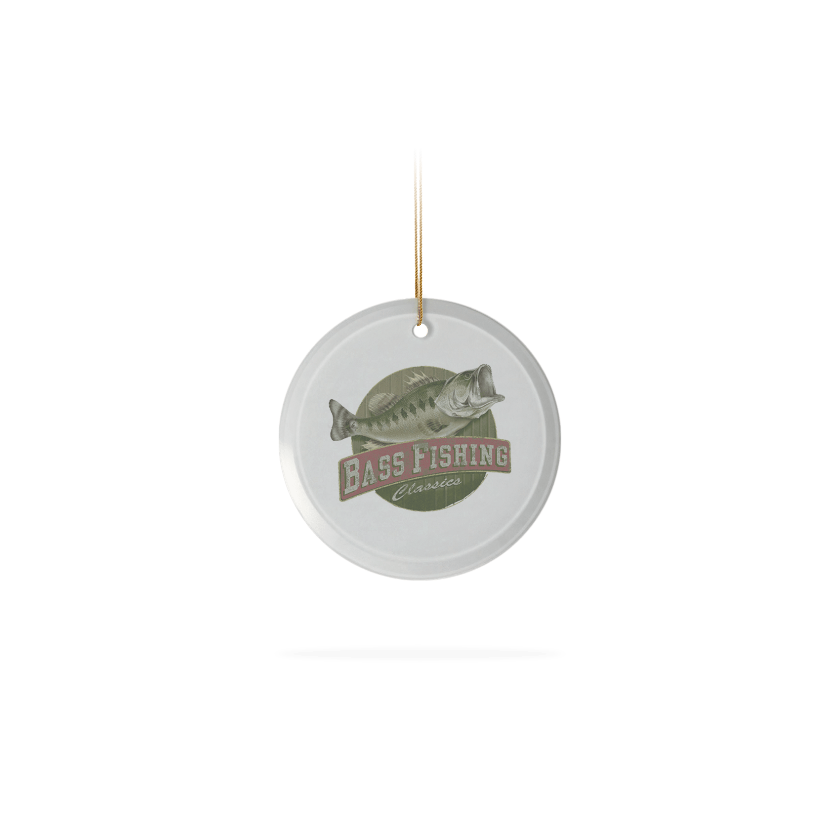 Frosted Glass Ornament 3.5"