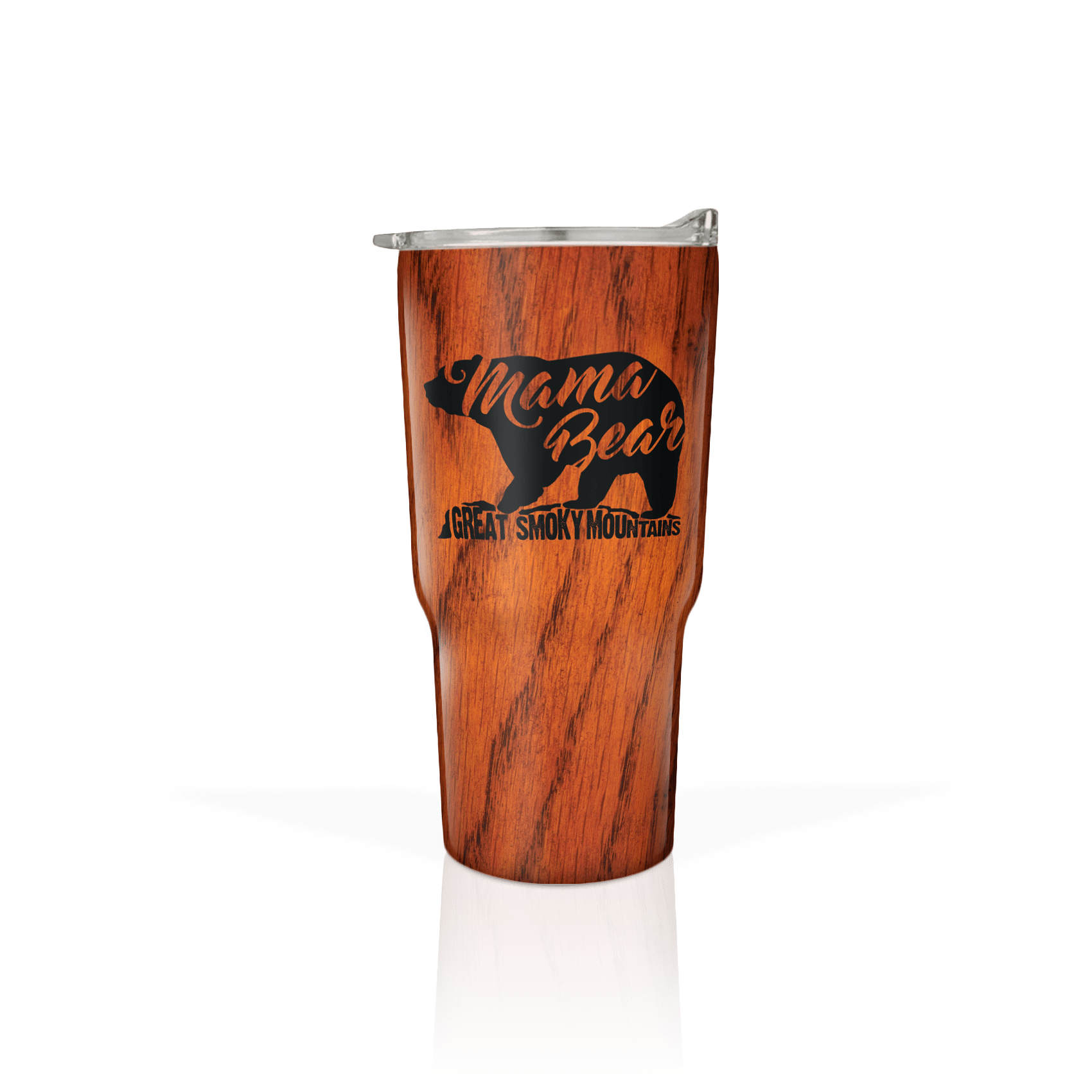 Mama Bear Script on Mahogany