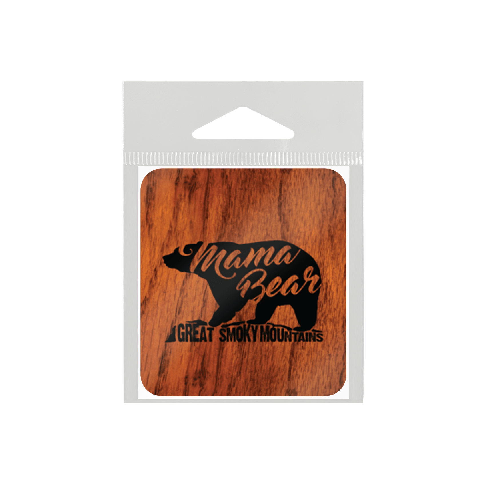 Mama Bear Script on Mahogany