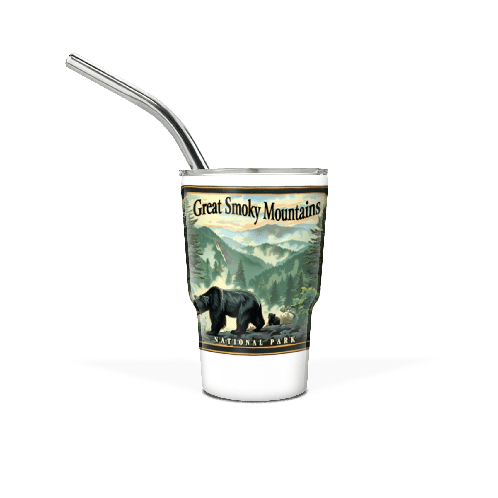 Mini 3 oz Tumbler with Straw