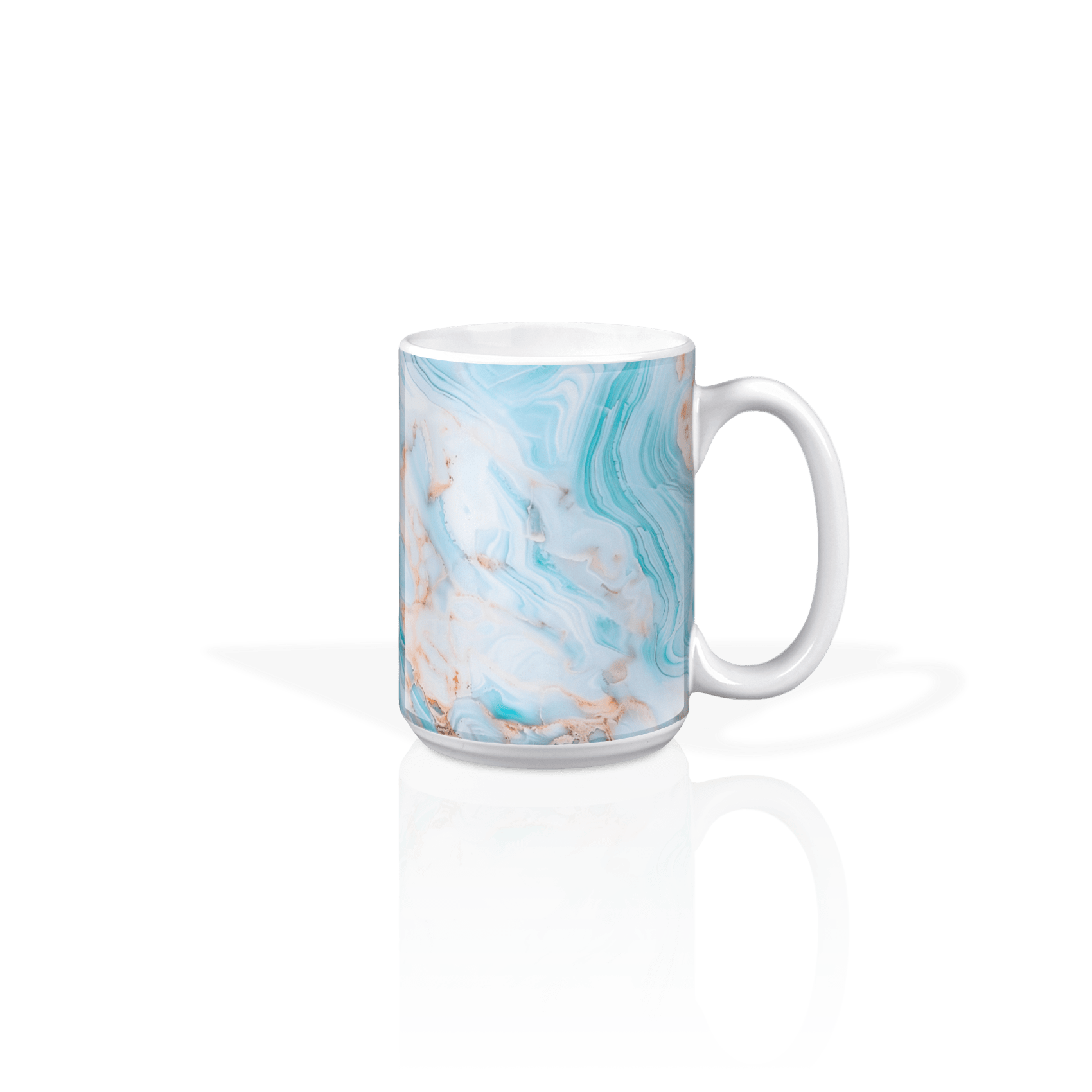 Marble Coral and Aqua