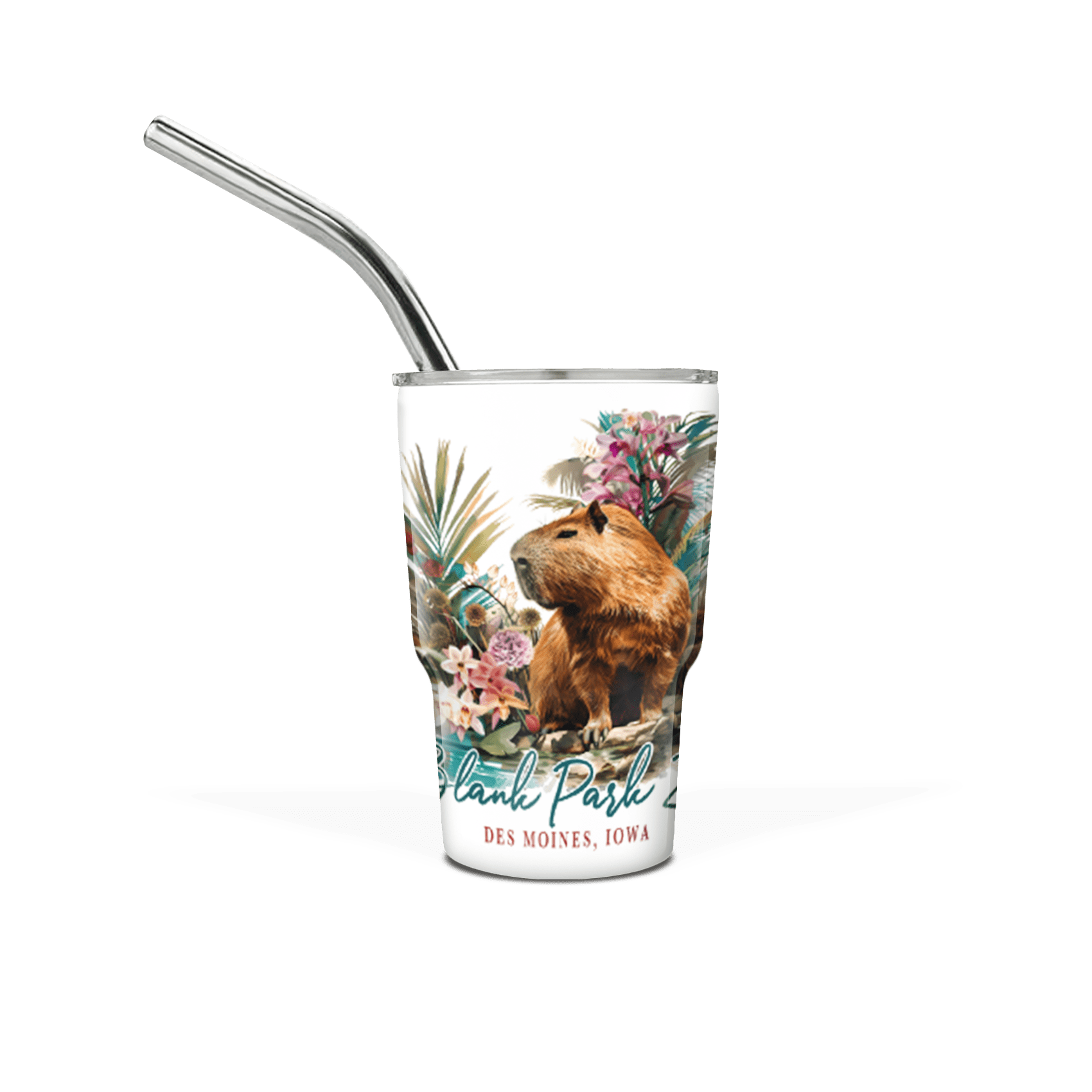 Mini 3 oz Tumbler with Straw