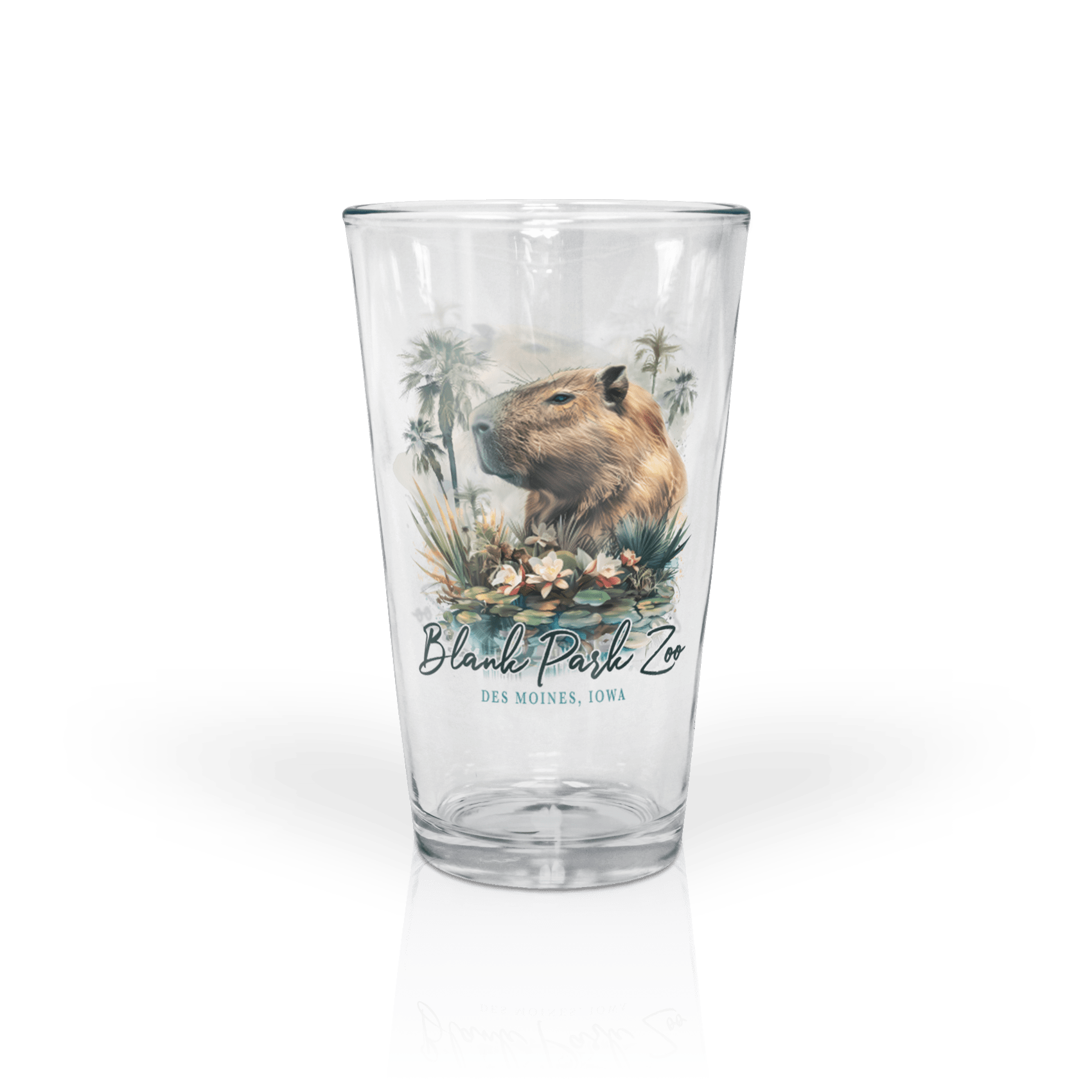 Clear 16 oz Pint Glass