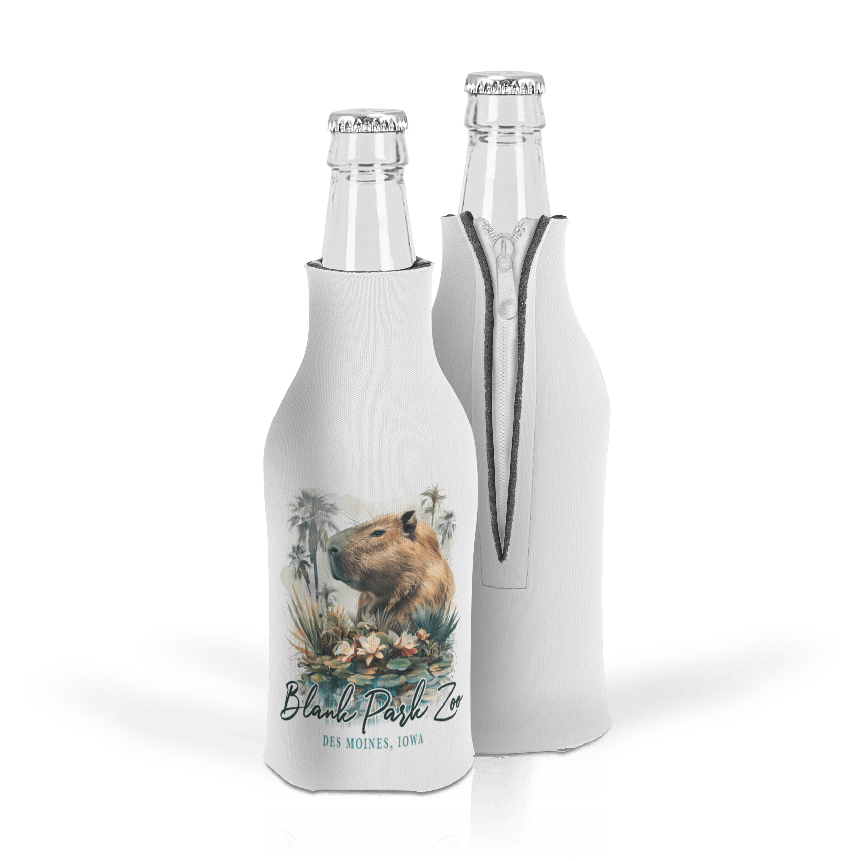Scuba Foam Zippered Bottle