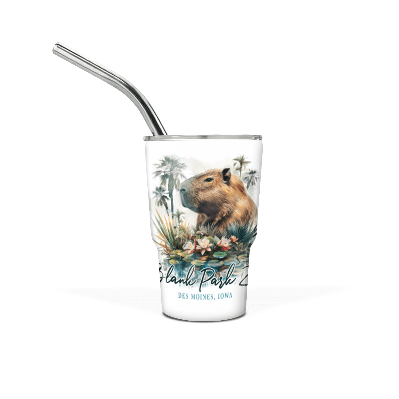 Mini 3 oz Tumbler with Straw
